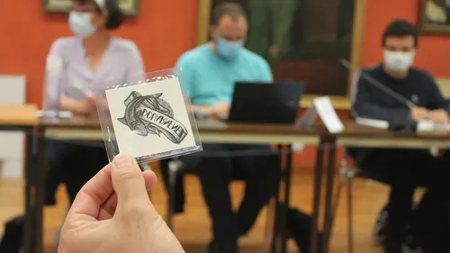 Un nouveau tatouage éphémère à Douarnenez.